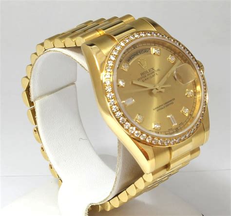 Rolex diamond bezel 118238